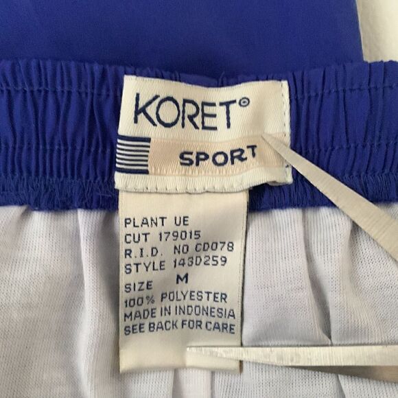 Koret Sport Active Wear Pants Women’s Size M Pull On Stretch Waist Blue - Picture 5 of 6